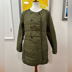 JCrew Liberty Floral Reversible Thinsulate Liner Coat - Size M